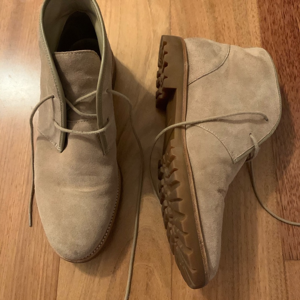 Tory Burch Suede & Leather High Top Shoes
